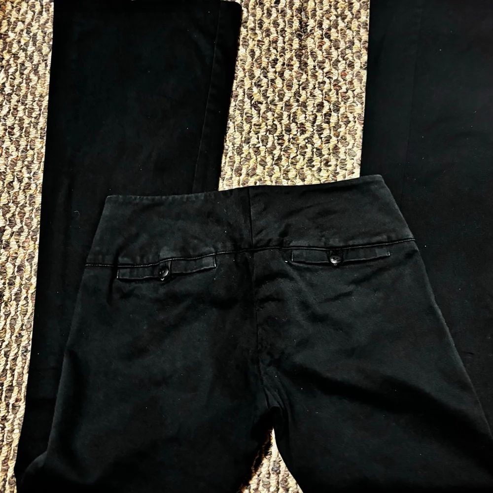 Vintage Low Rise Rampage Black Boot Cut & Flare Pants 0 - Picture 8 of 11